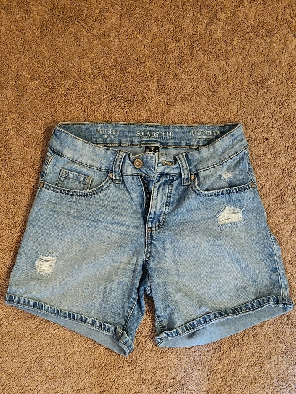 Light Blue Denim Women’s Shorts